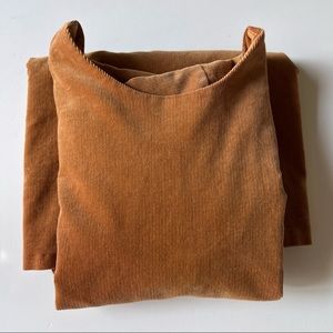 Everlane Corduroy Mini Dress. Size S | Biscotti/Brown/Camel